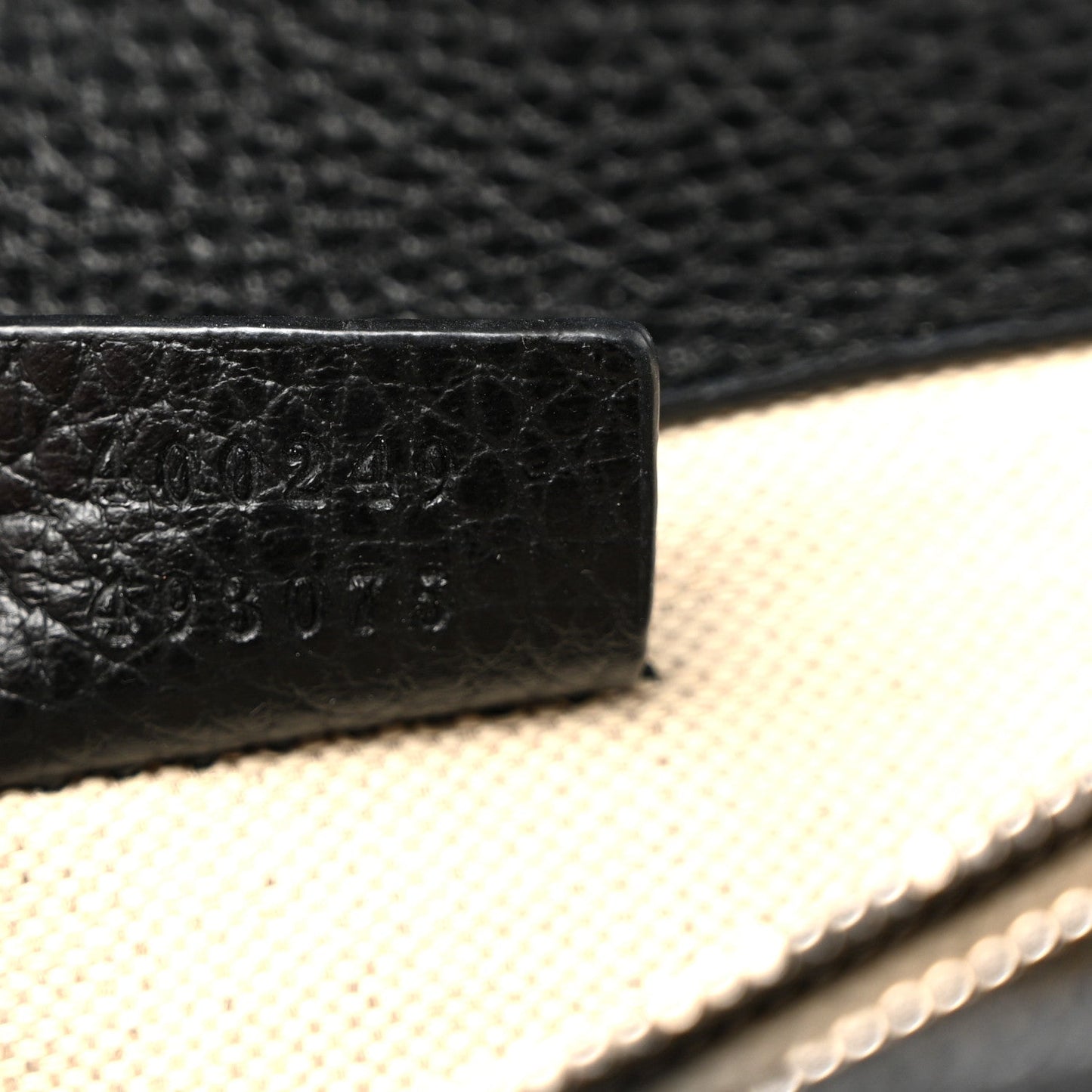 Pebbled Calfskin Small Dionysus Shoulder Bag Black