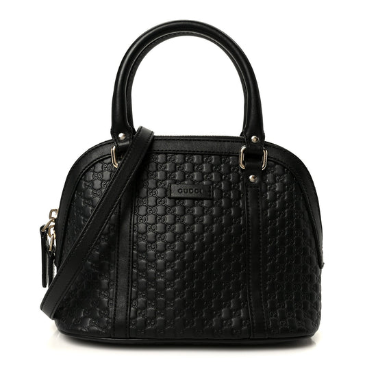 Microguccissima Mini Dome Bag Black