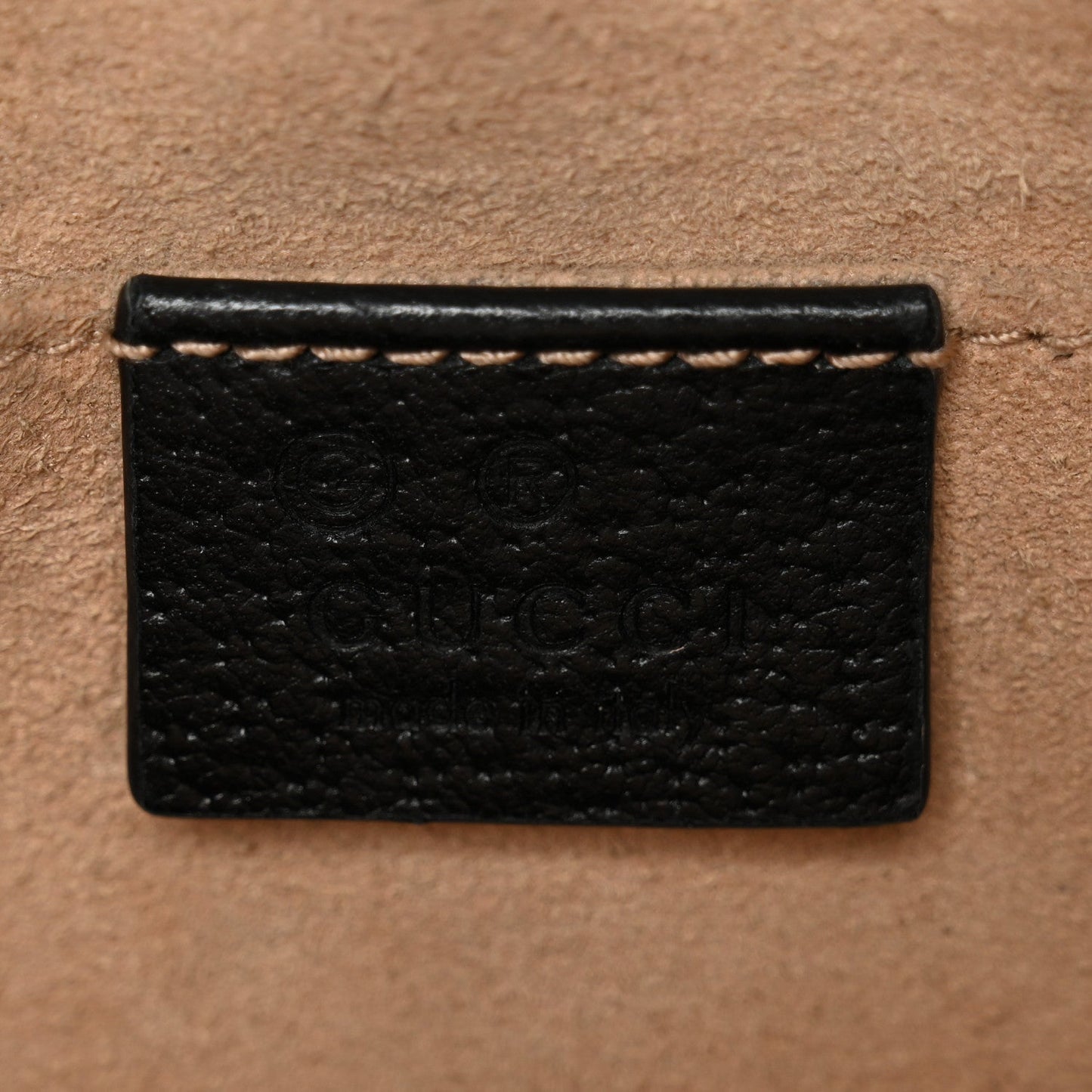 Calfskin Web Mini Ophidia Shoulder Bag Black