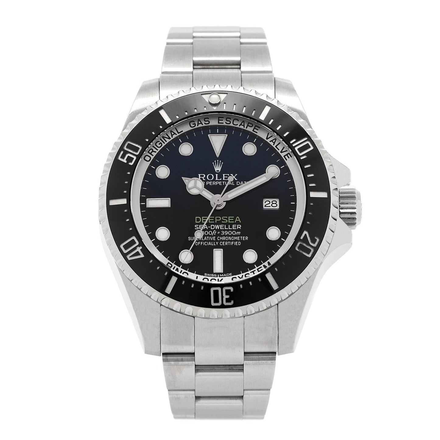 Stainless Steel 44mm Oyster Perpetual Date Sea-Dweller Deepsea James Cameron Watch 116660