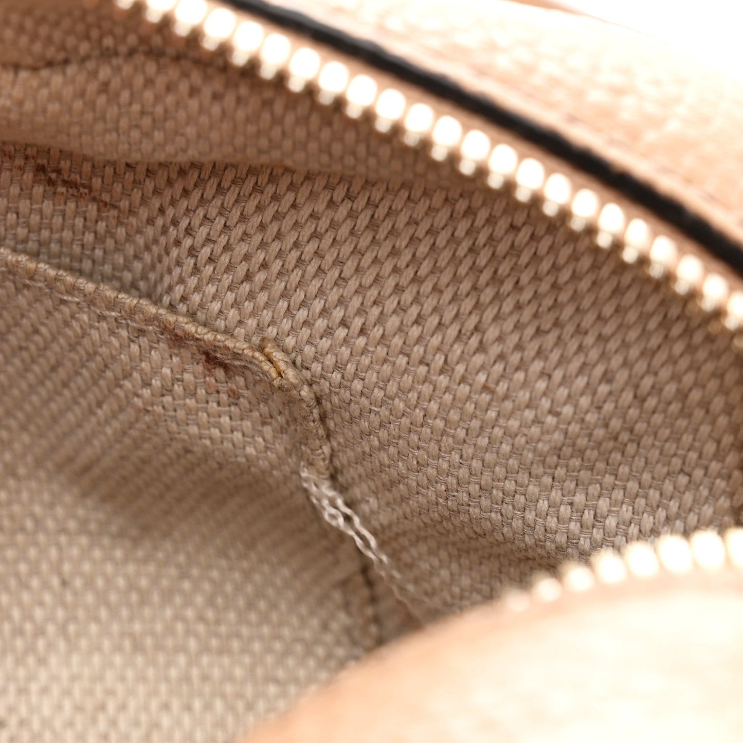 Pebbled Calfskin Small Soho Disco Bag Rose Beige