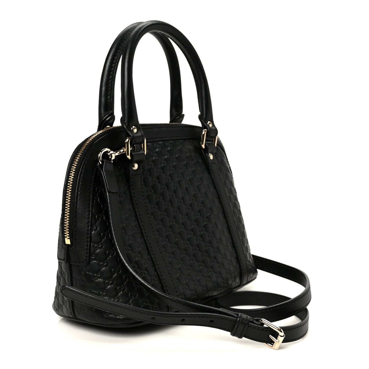 Microguccissima Mini Dome Bag Black