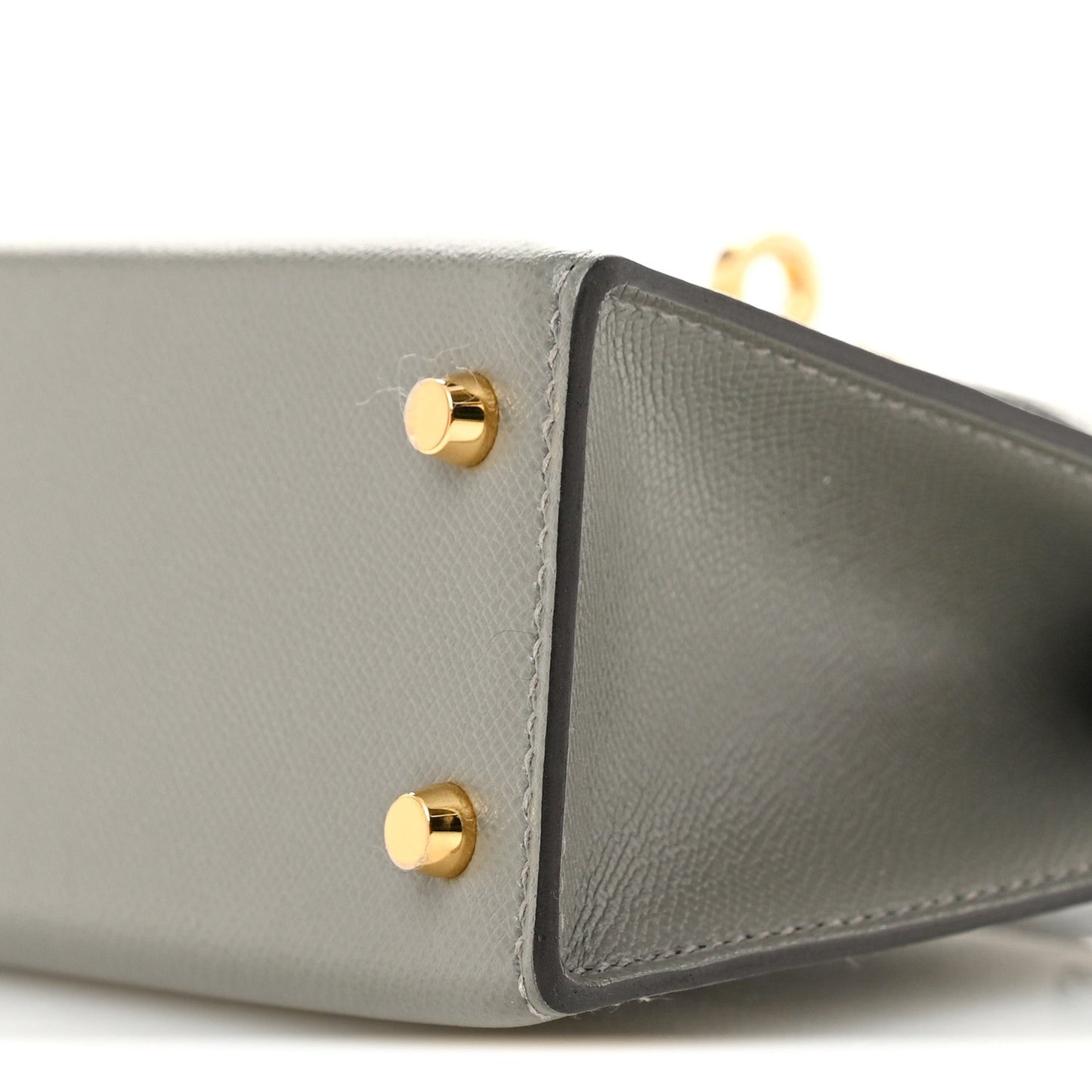 Madame Calfskin Mini Kelly Sellier 20 Gris Meyer