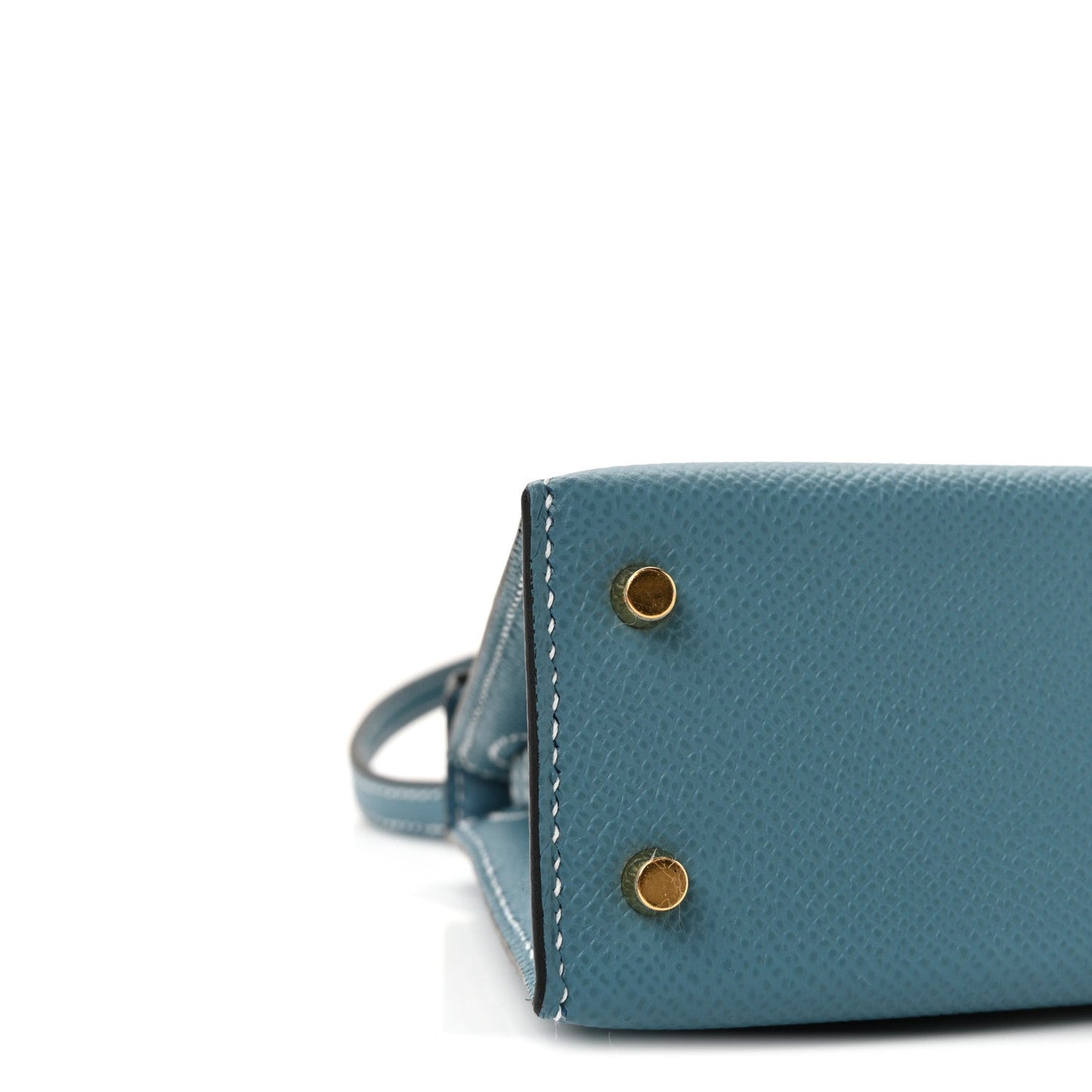 Epsom Mini Kelly Sellier 20 New Blue Jean