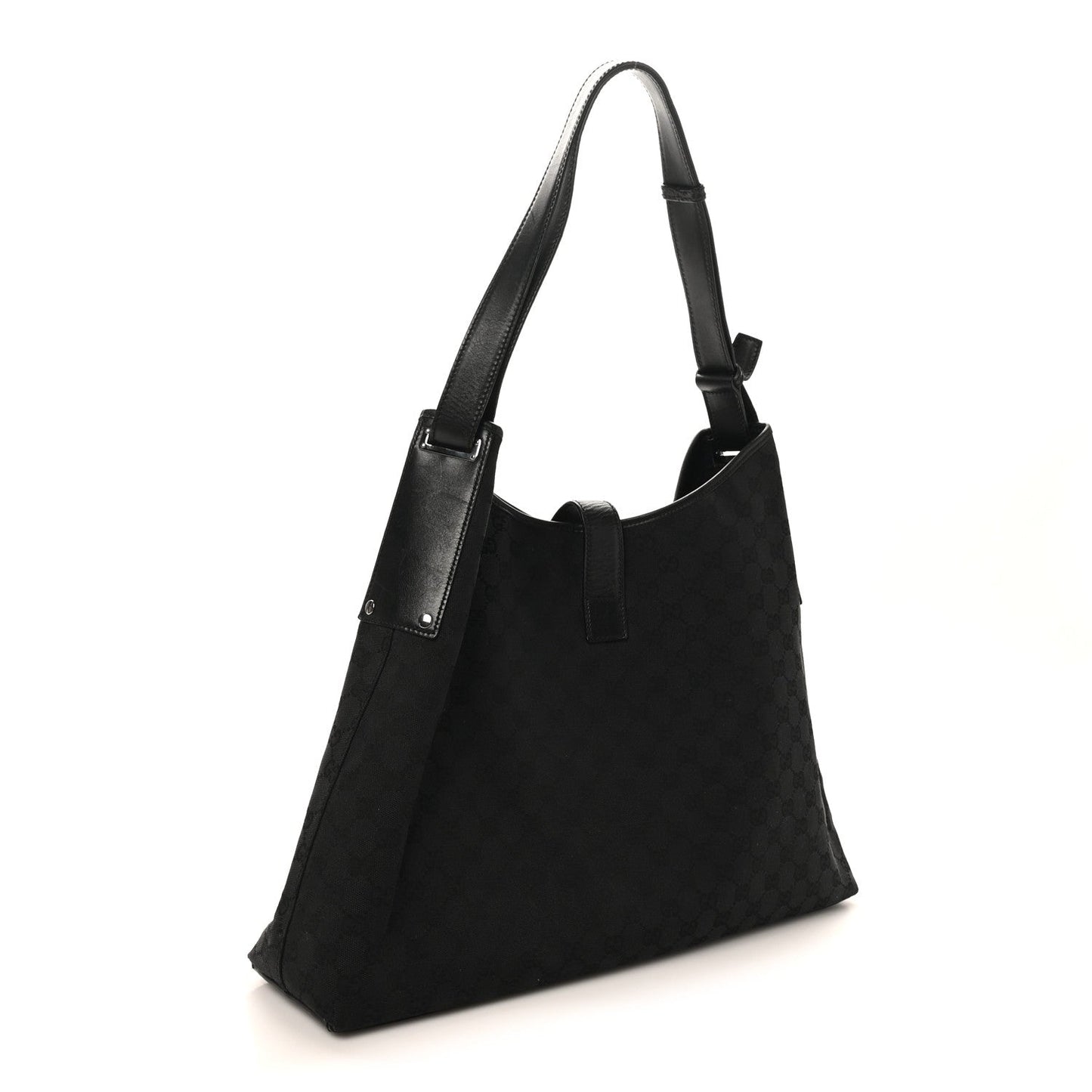 Monogram Large Jackie O Hobo Black