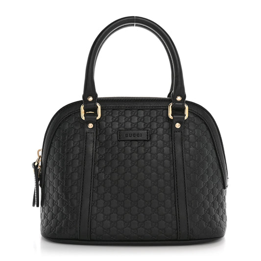 Microguccissima Mini Dome Bag Black