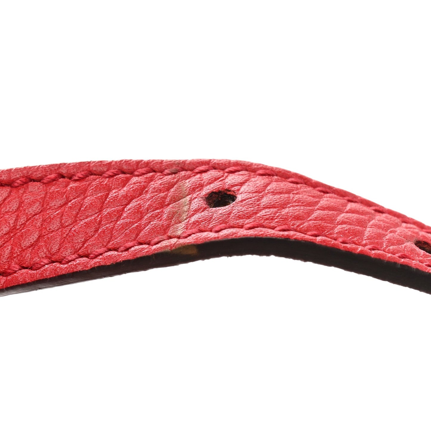 Pebbled Calfskin Small Soho Disco Bag Tabasco Red