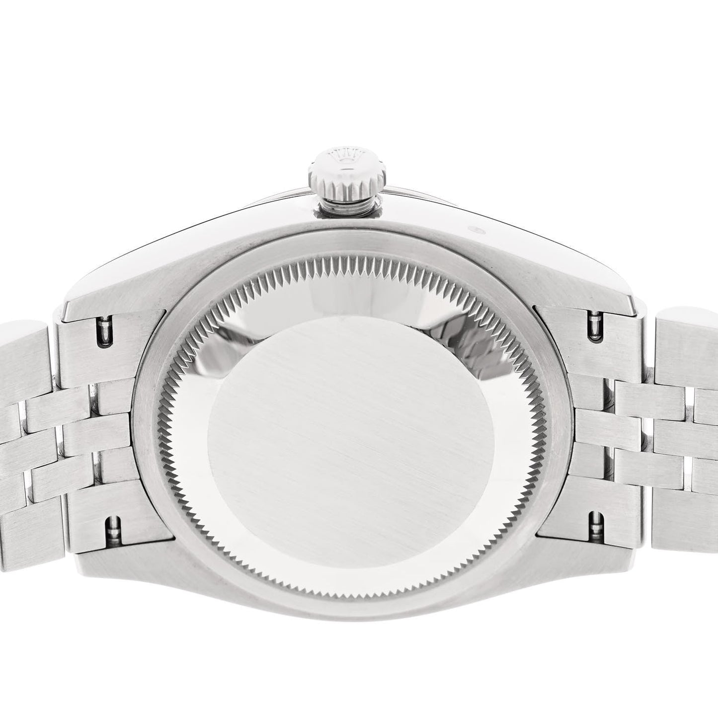 Stainless Steel 18K White Gold Diamond 36mm Oyster Perpetual Datejust Watch Black 126234