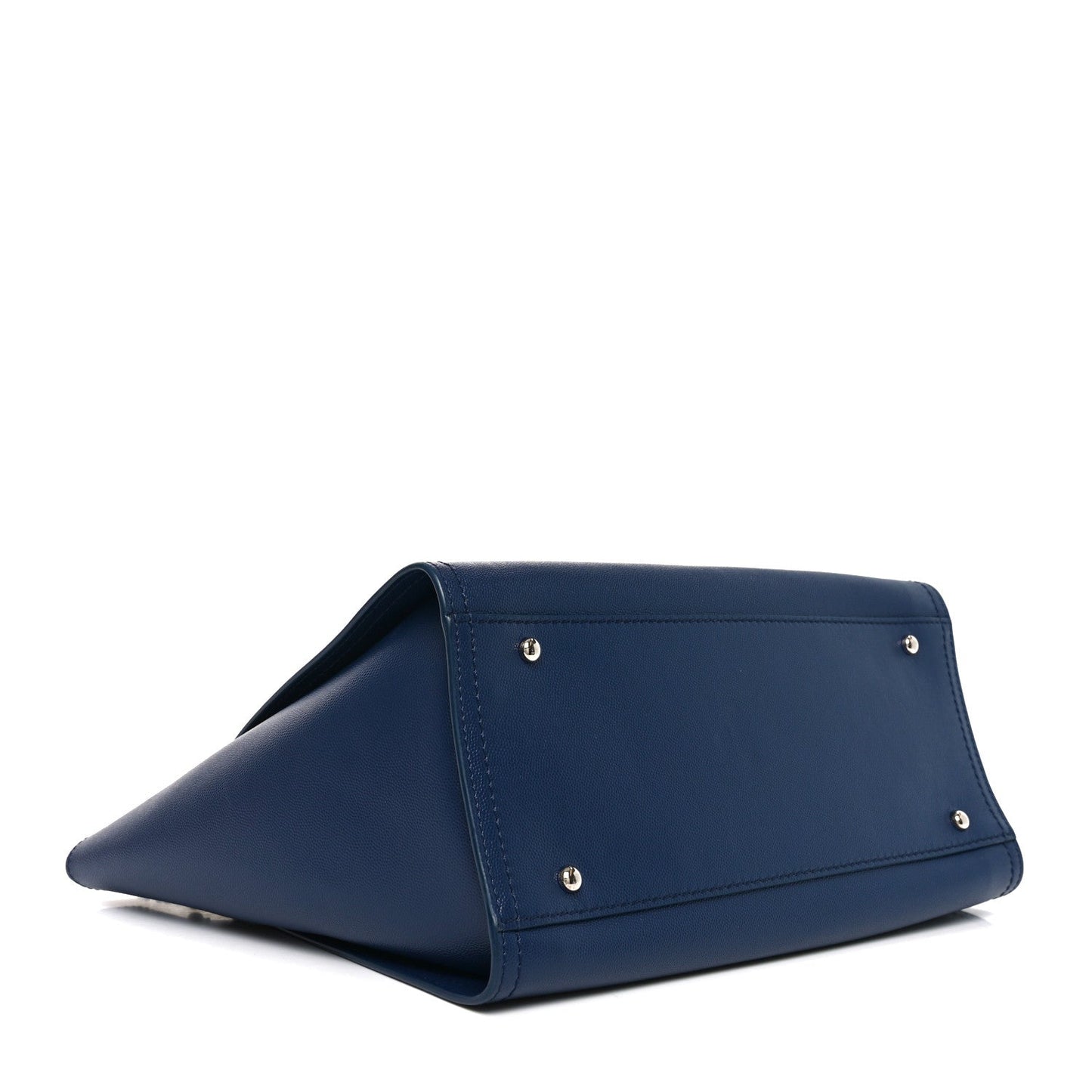 Caviar Small Studded Deauville Tote Navy