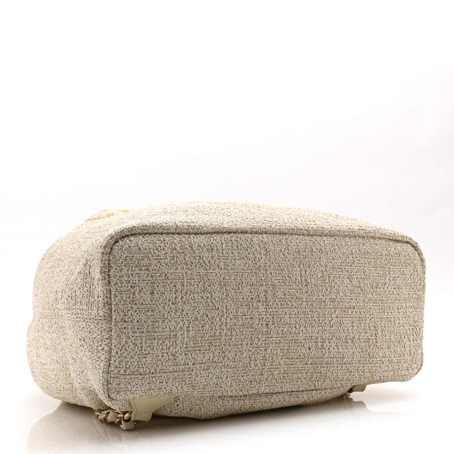 Canvas Large Deauville Backpack Light Beige