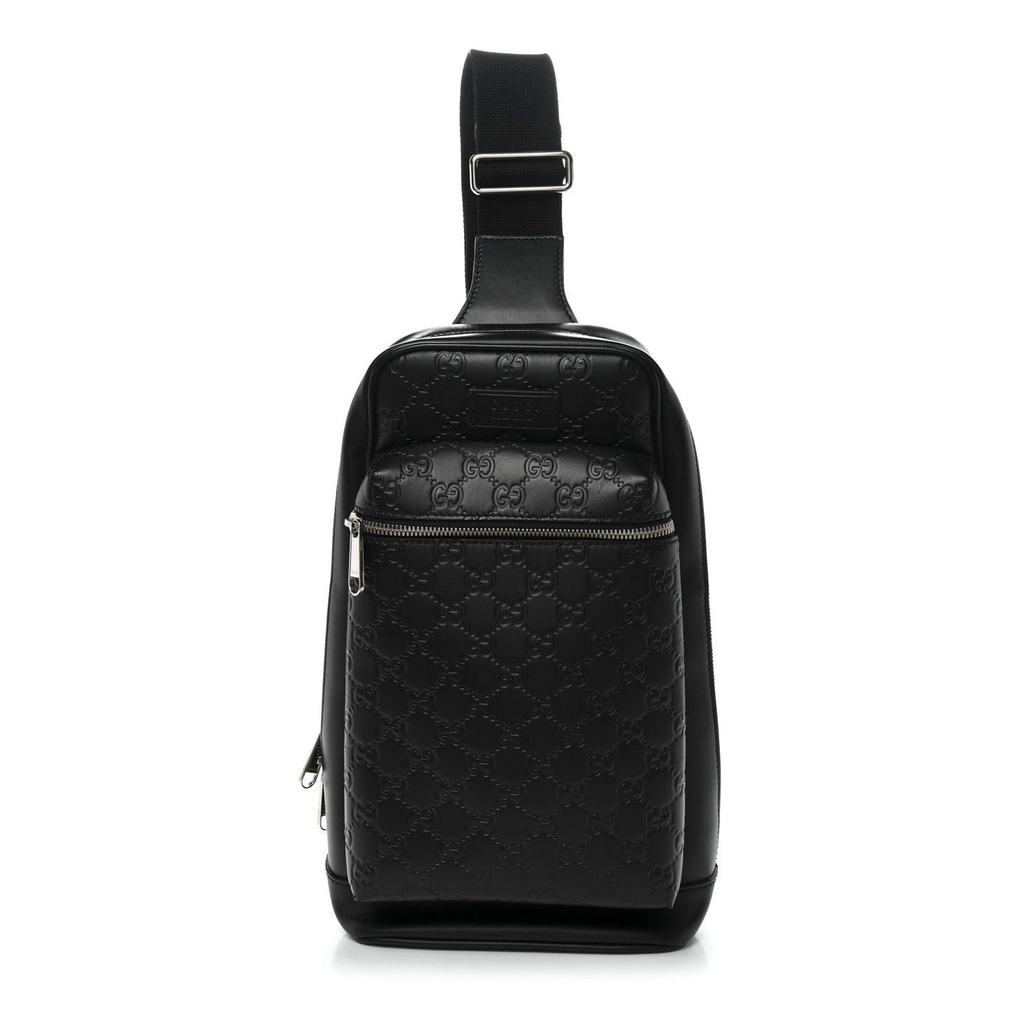 Guccissima Sling Backpack Black