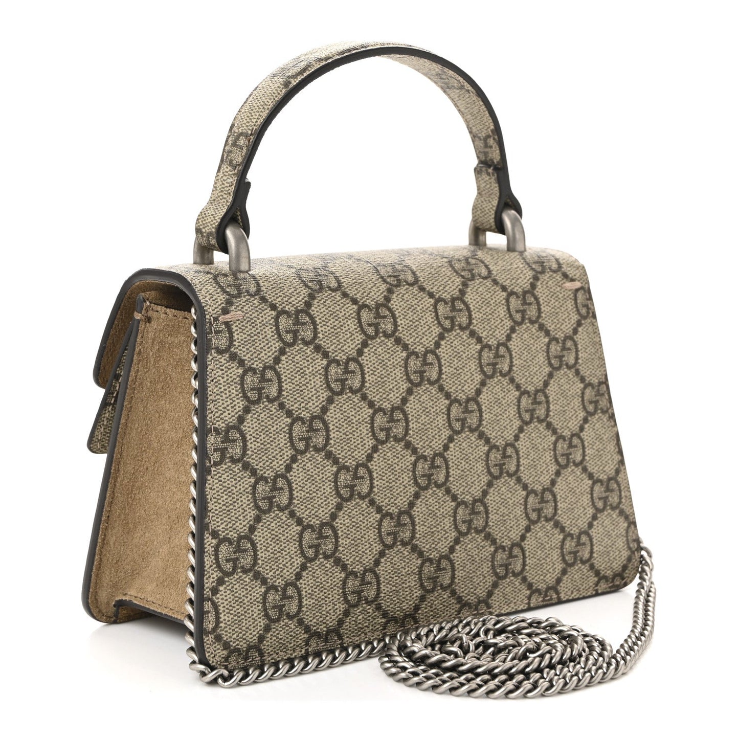 GG Supreme Monogram Mini Dionysus Top Handle Bag Taupe
