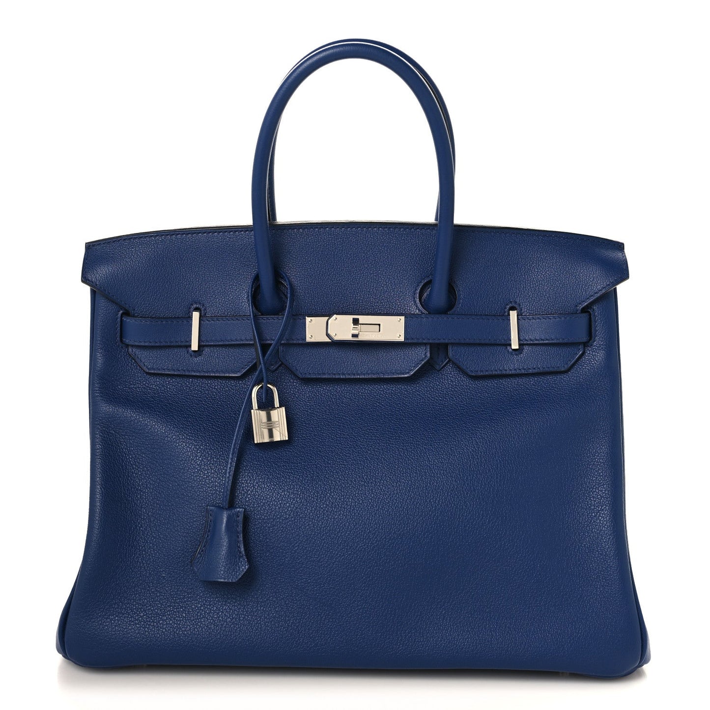 Taurillon Novillo Sea Surf Birkin 35 Bleu Saphir