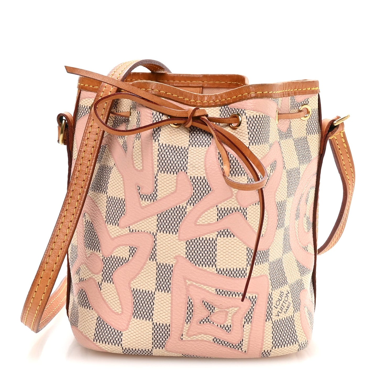 Damier Azur Tahitienne Nano Noe Rose Ballerine