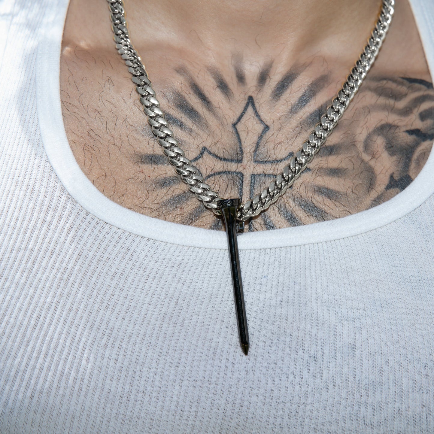 Golf Tee Pendant in Black