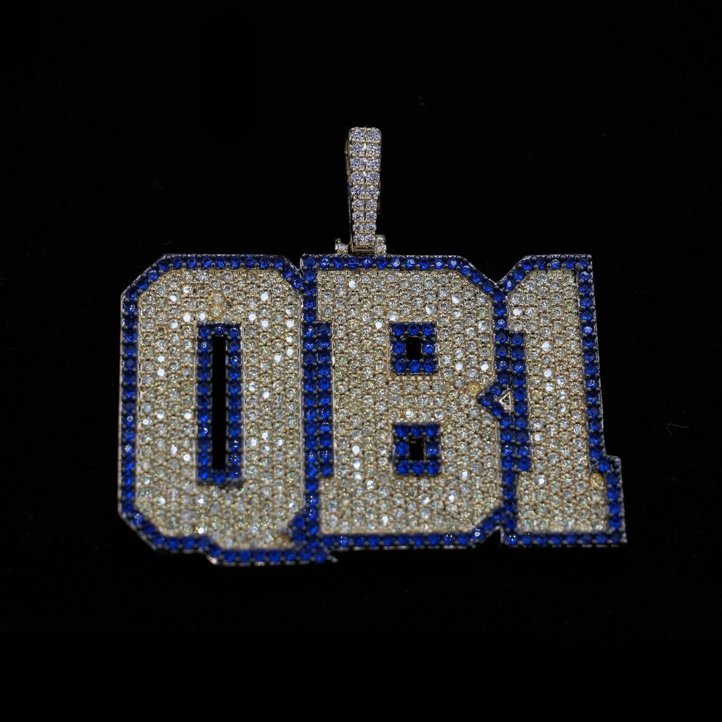 GLD X Bryce Underwood QB1 Pendant in Yellow Gold