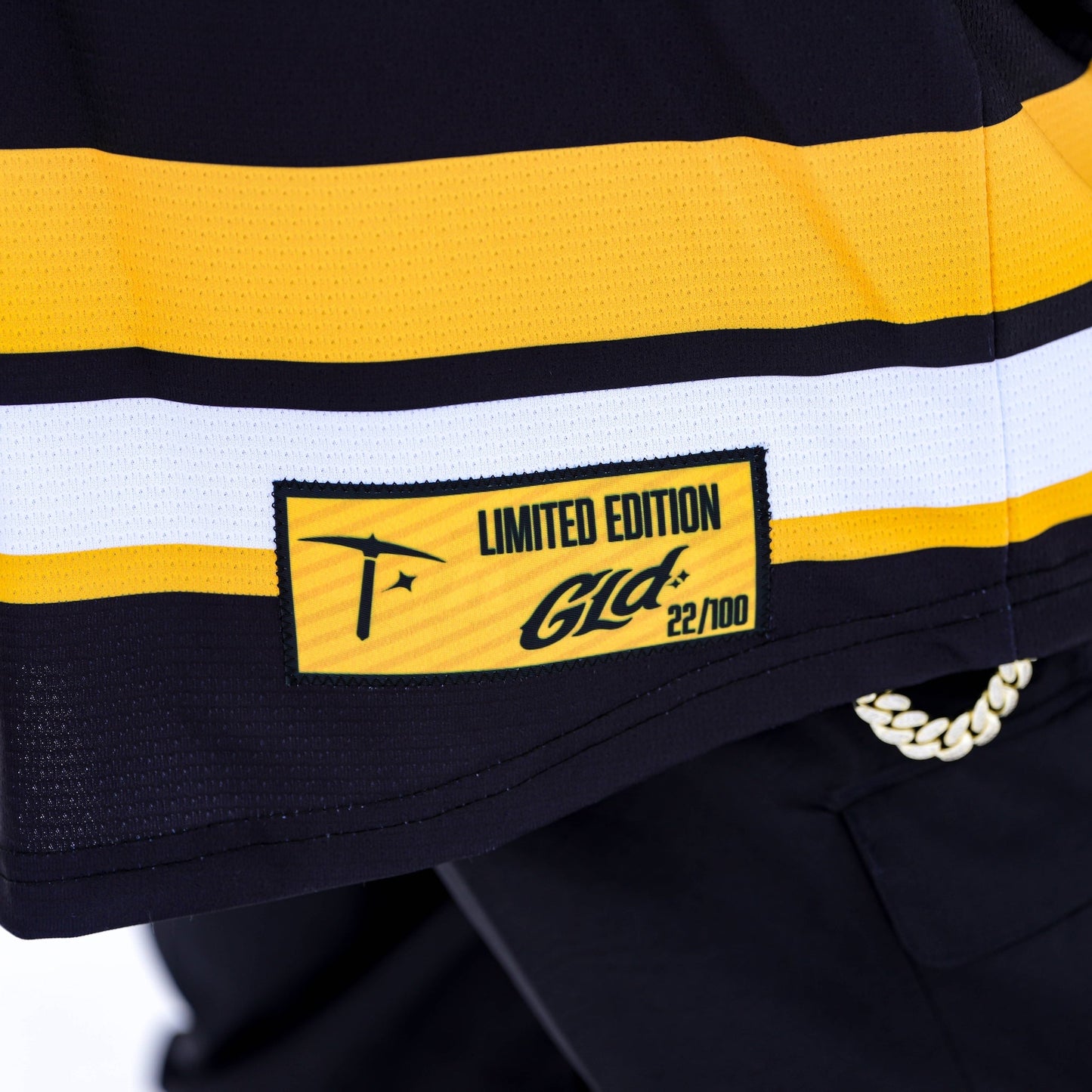 GLD Black and Yellow Hockey Jersey