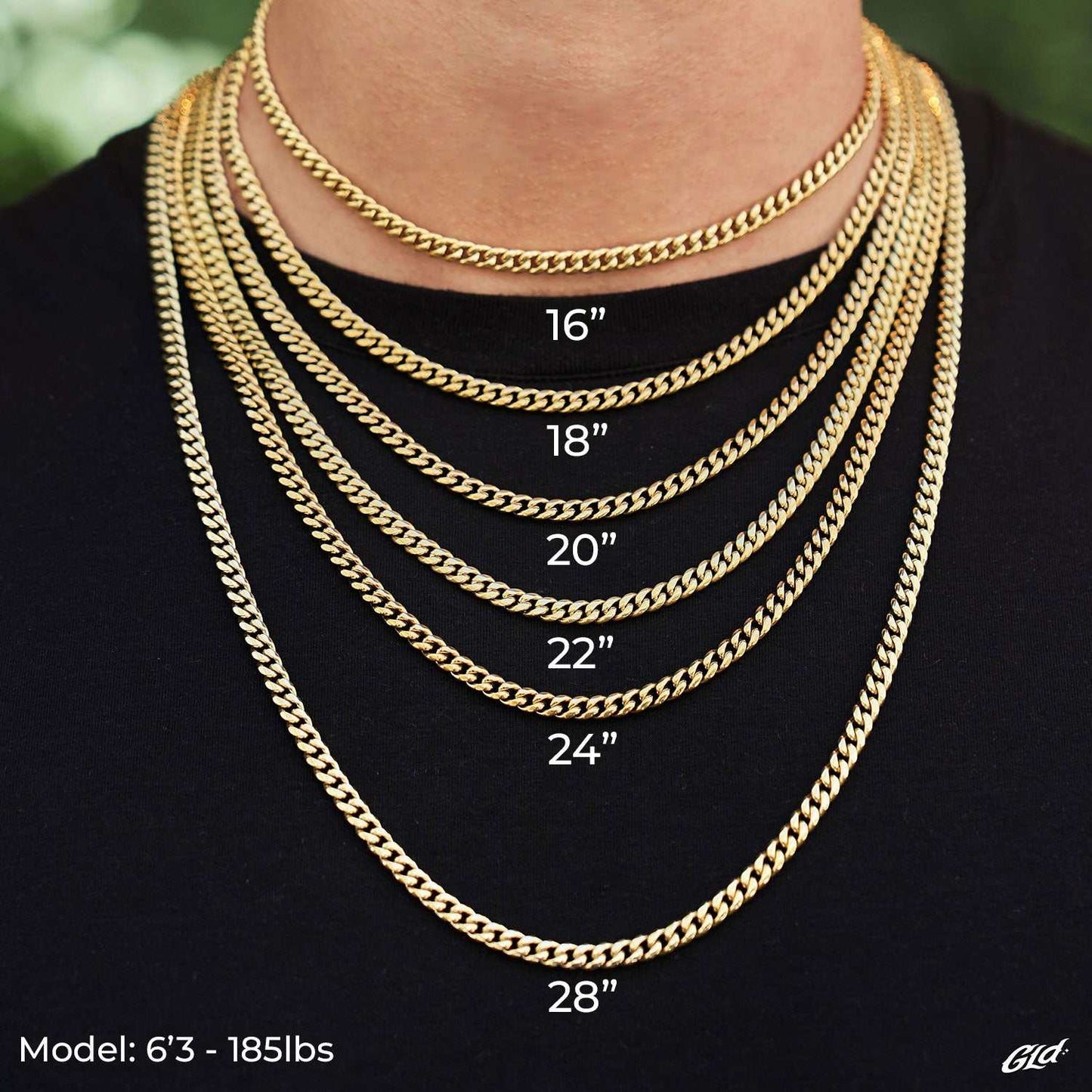 Diamond Cluster Mariner Chain in Yellow Gold