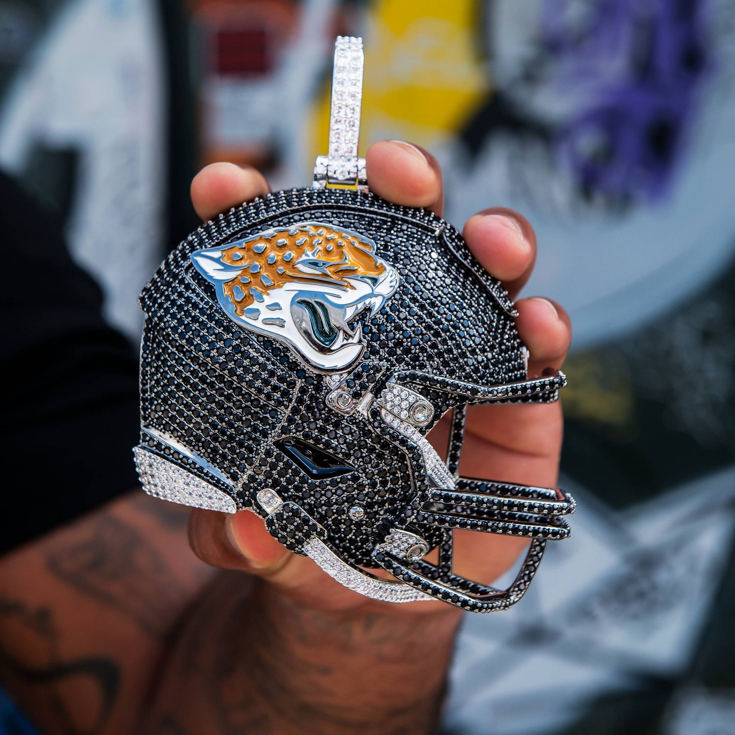 Giant Jacksonville Jaguars Official NFL Helmet Pendant