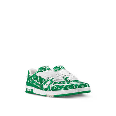Louis Vuitton LV Trainer Sneaker ¡®Green Monogram¡¯
