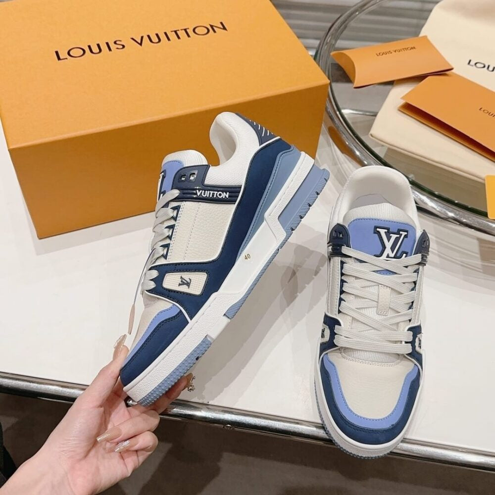 Louis Vuitton LV Trainer ¡°Blue Beige¡±