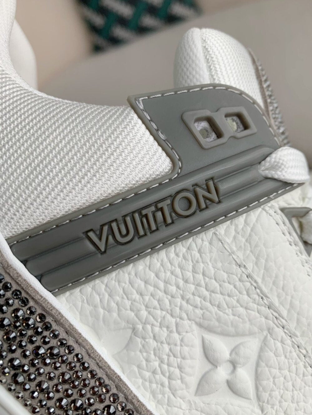 Louis Vuitton LV Trainer Sneaker ¡®Denim Monogram Grey Diamond¡¯