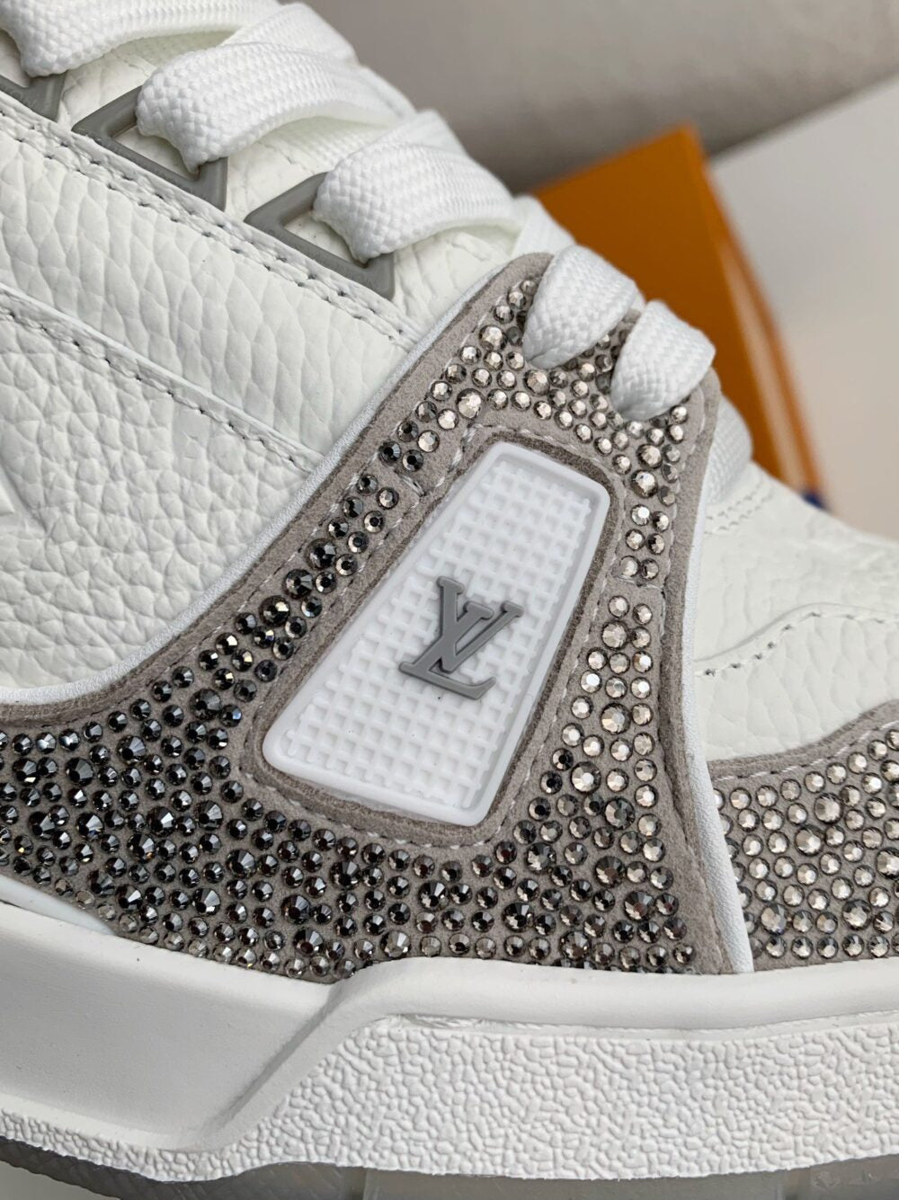 Louis Vuitton LV Trainer Sneaker ¡®Denim Monogram Grey Diamond¡¯