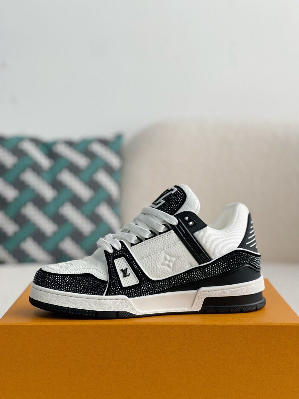 Louis Vuitton LV Trainer Sneaker ¡®Denim Monogram Black Diamond¡¯