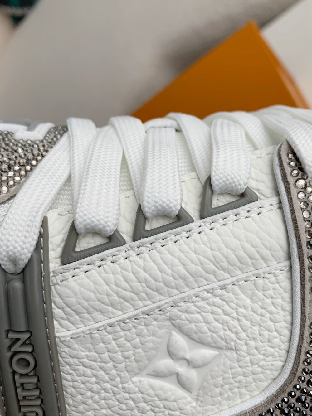 Louis Vuitton LV Trainer Sneaker ¡®Denim Monogram Grey Diamond¡¯