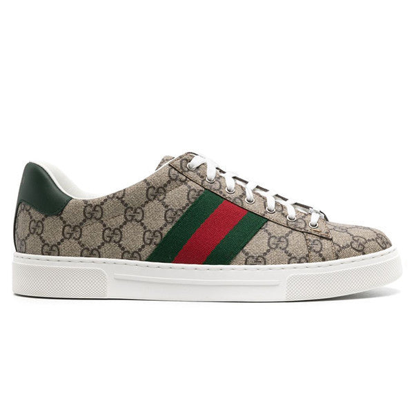 Men¡¯s Gucci Ace GG Supreme Canvas Sneakers