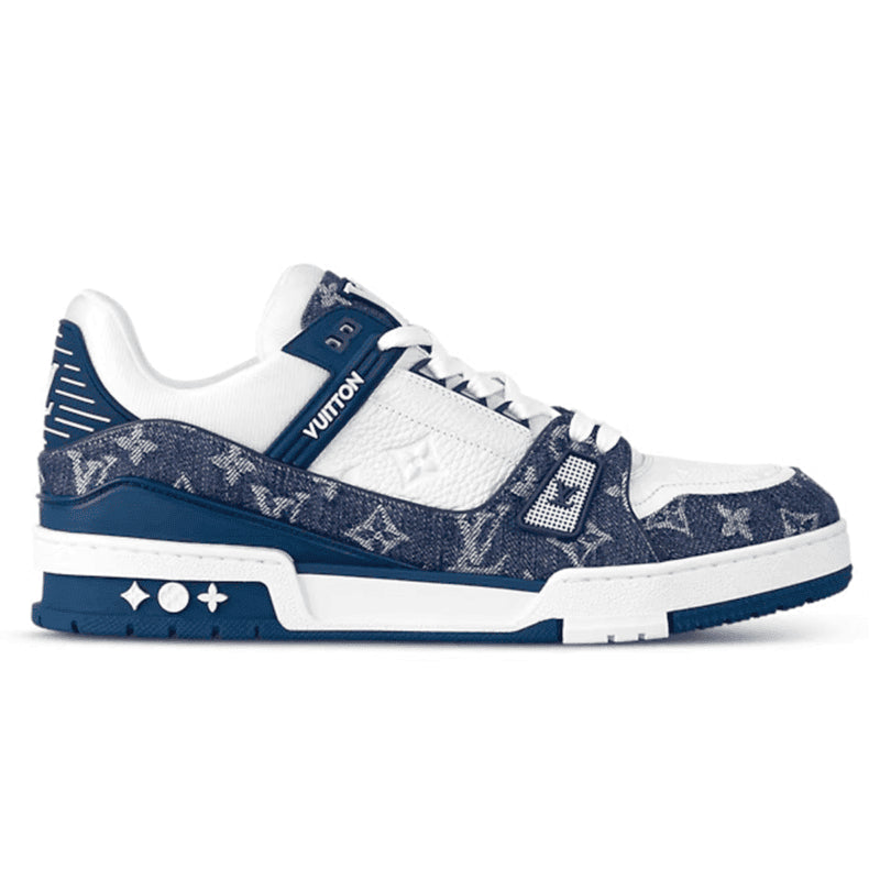 Louis Vuitton LV Trainer Sneaker ¡®Denim Monogram Blue¡