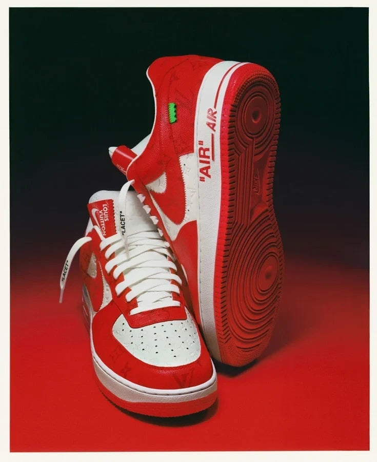 Louis Vuitton x Nike Air Force 1 Low ¡®By Virgil Abloh White/Red¡¯