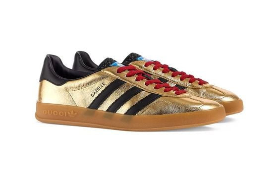 Adidas x Gucci Gazelle ¡®Metallic Gold¡¯