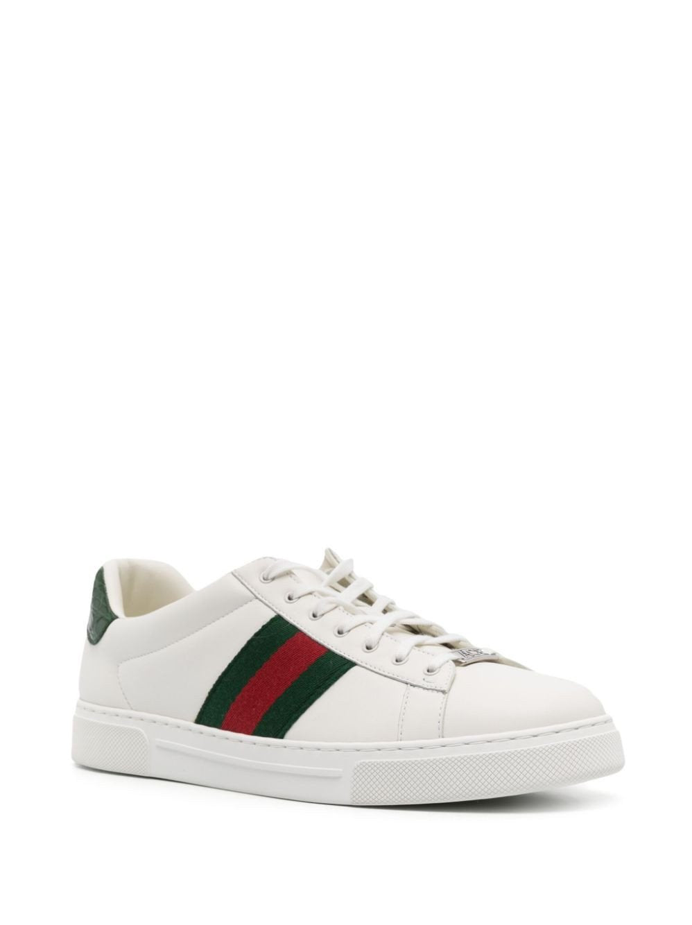 Men¡¯s Gucci Ace Leather Sneakers