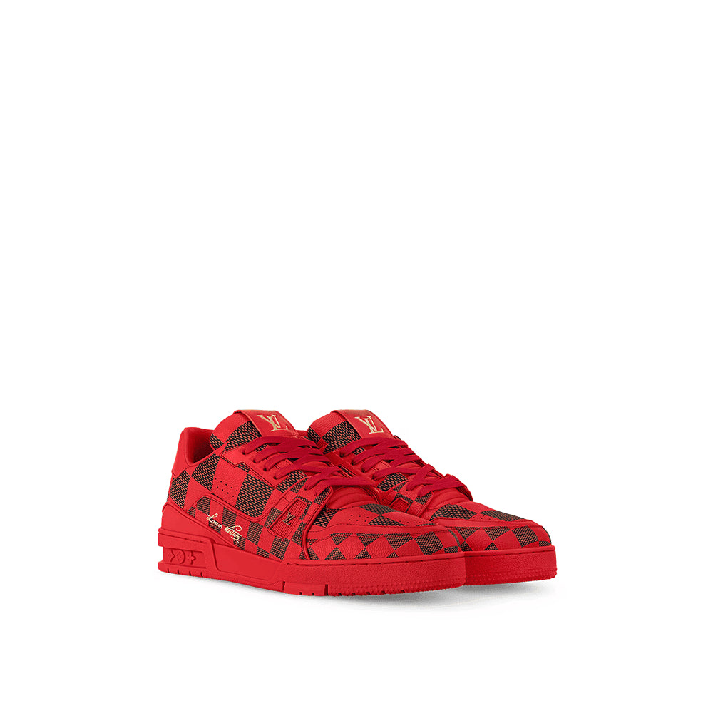 Louis Vuitton LV Trainer Sneaker ¡®DarkRed¡¯