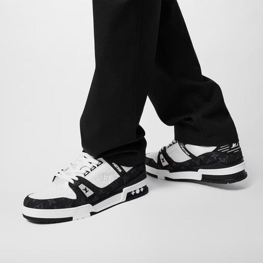 Louis Vuitton LV Trainer Sneaker ¡®Monogram Black Denim¡