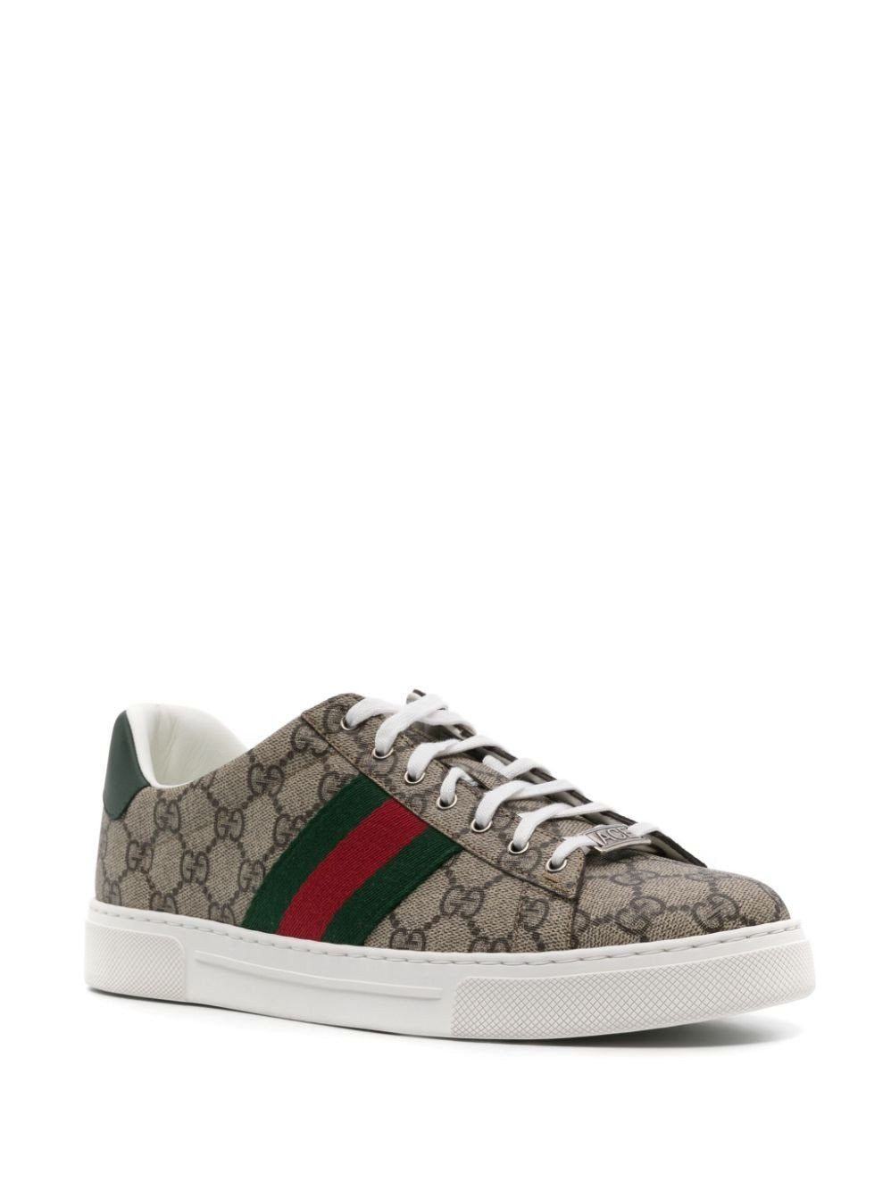 Men¡¯s Gucci Ace GG Supreme Canvas Sneakers