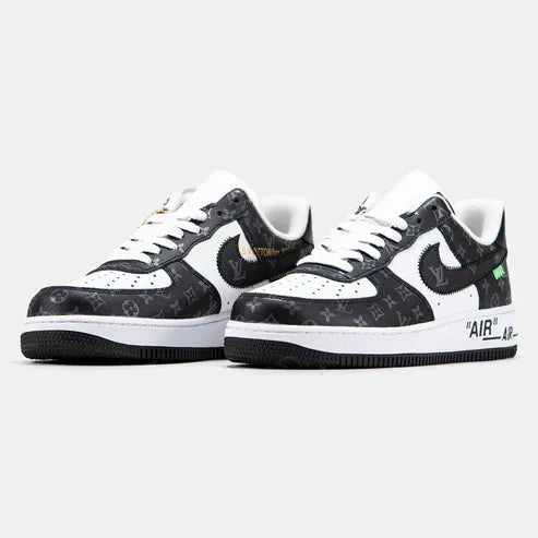 Louis Vuitton x Nike Air Force 1 Low ¡®Virgil Abloh ¨C Black White Monogram¡¯