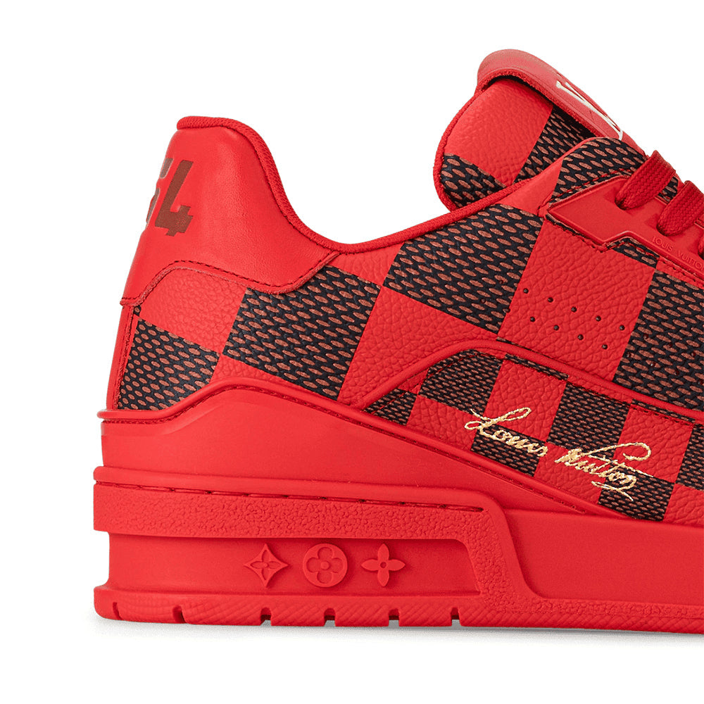 Louis Vuitton LV Trainer Sneaker ¡®DarkRed¡¯