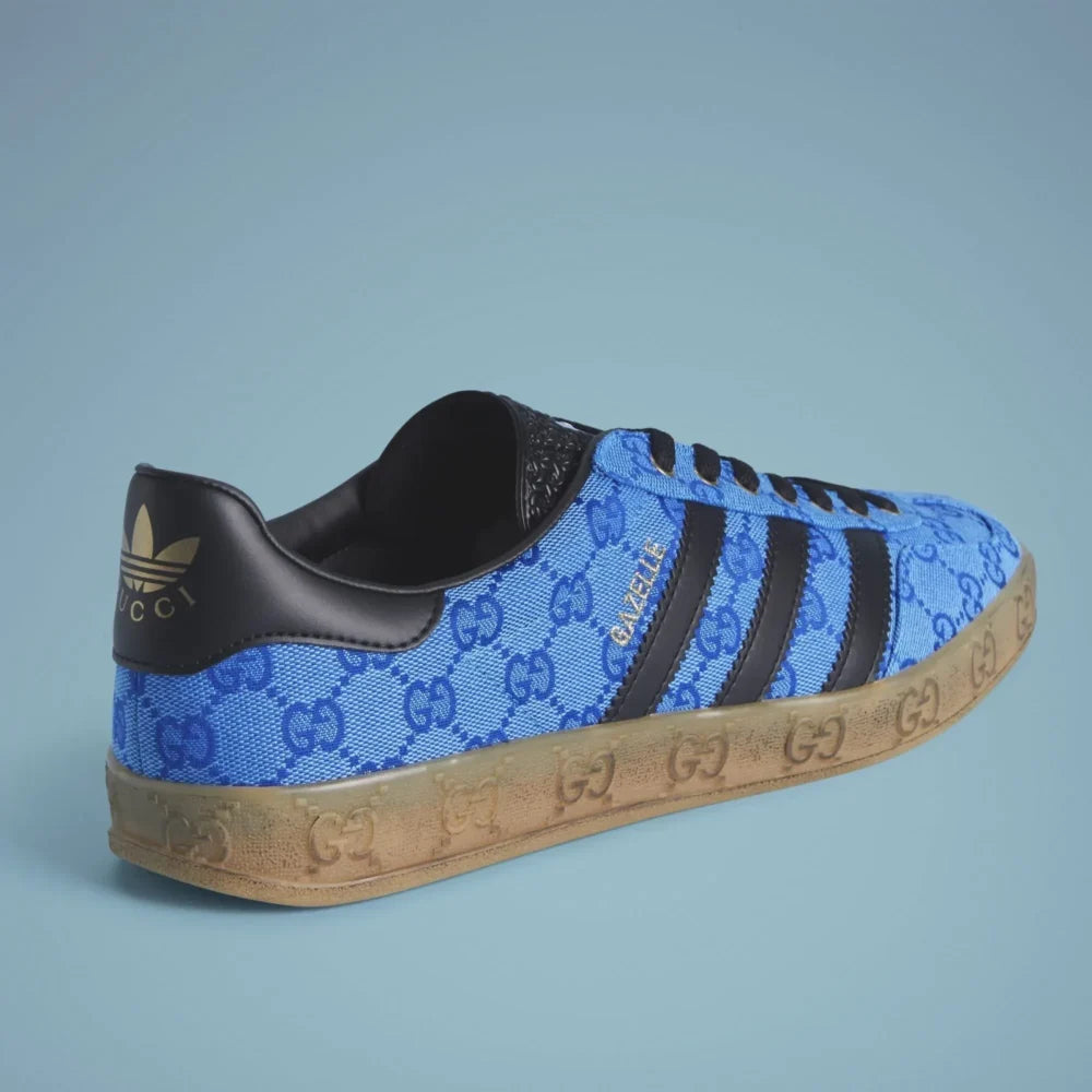 Adidas x Gucci Gazelle ¡®Blue GG Monogram¡¯