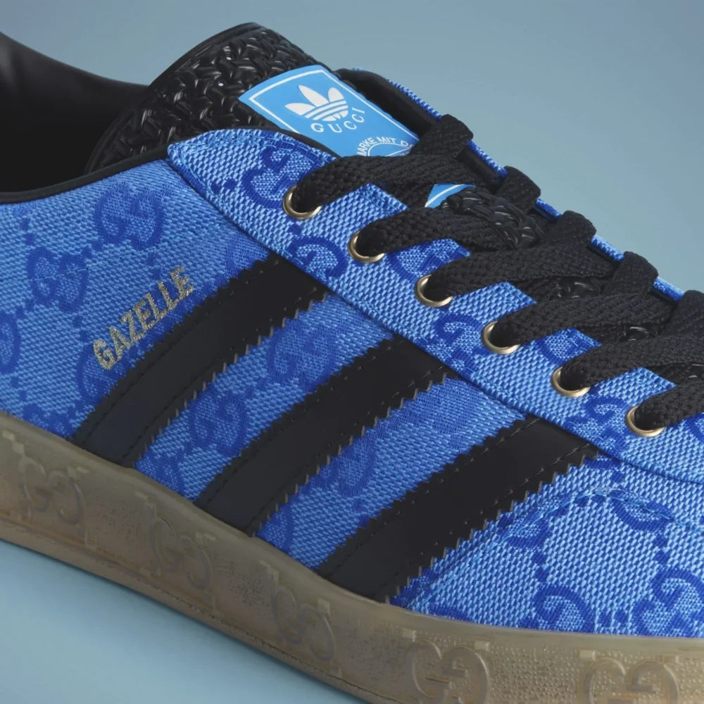 Adidas x Gucci Gazelle ¡®Blue GG Monogram¡¯