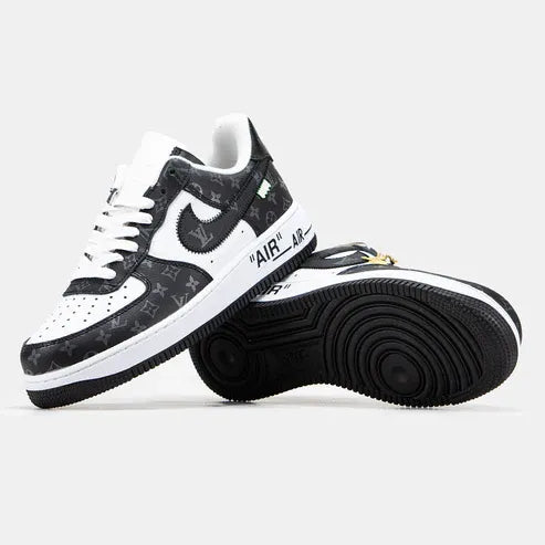 Louis Vuitton x Nike Air Force 1 Low ¡®Virgil Abloh ¨C Black White Monogram¡¯