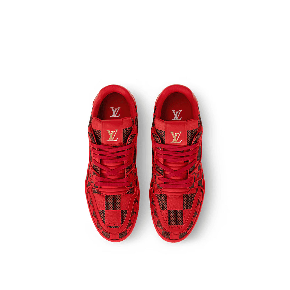 Louis Vuitton LV Trainer Sneaker ¡®DarkRed¡¯