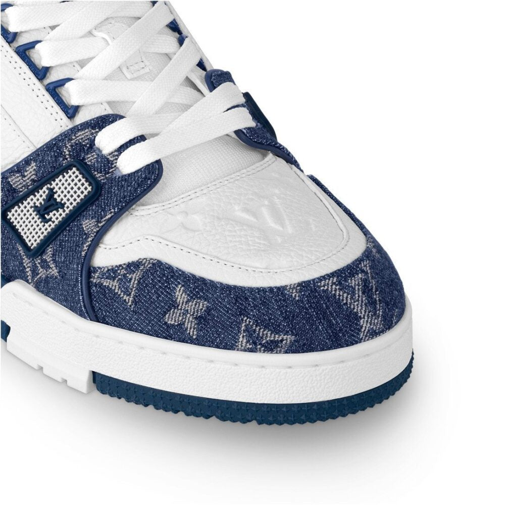 Louis Vuitton LV Trainer Sneaker ¡®Denim Monogram Blue¡
