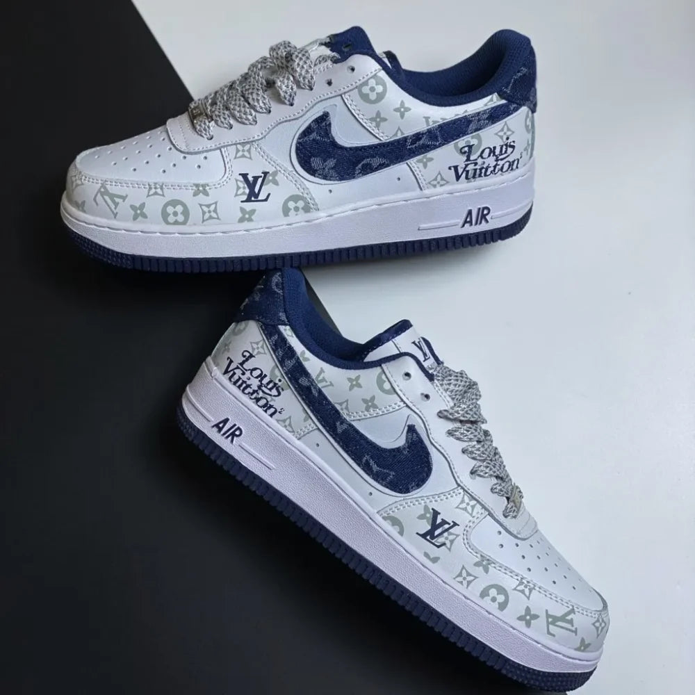 Louis Vuitton x Nike Air Force 1 07 Low ¡®White Blue¡¯