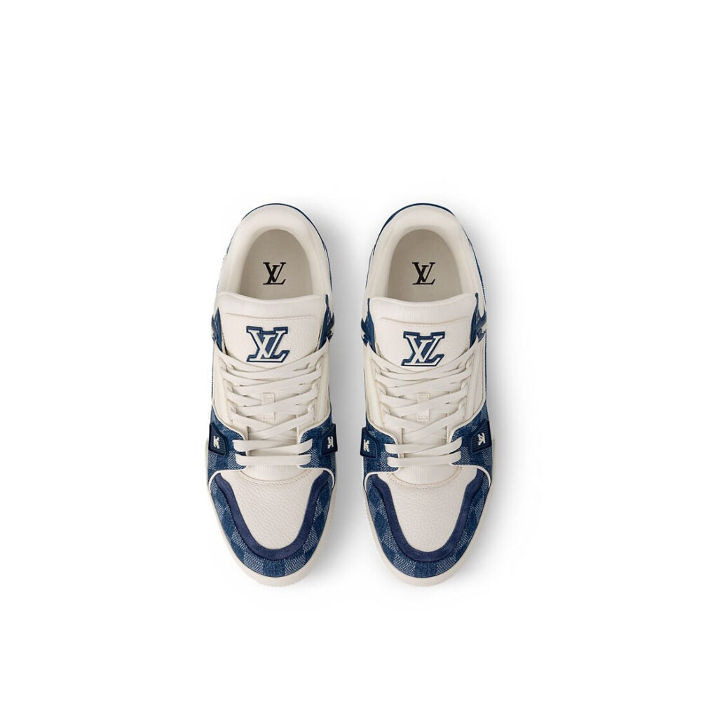 Louis Vuitton LV Trainer Sneaker ¡®Damier Denim Blue¡
