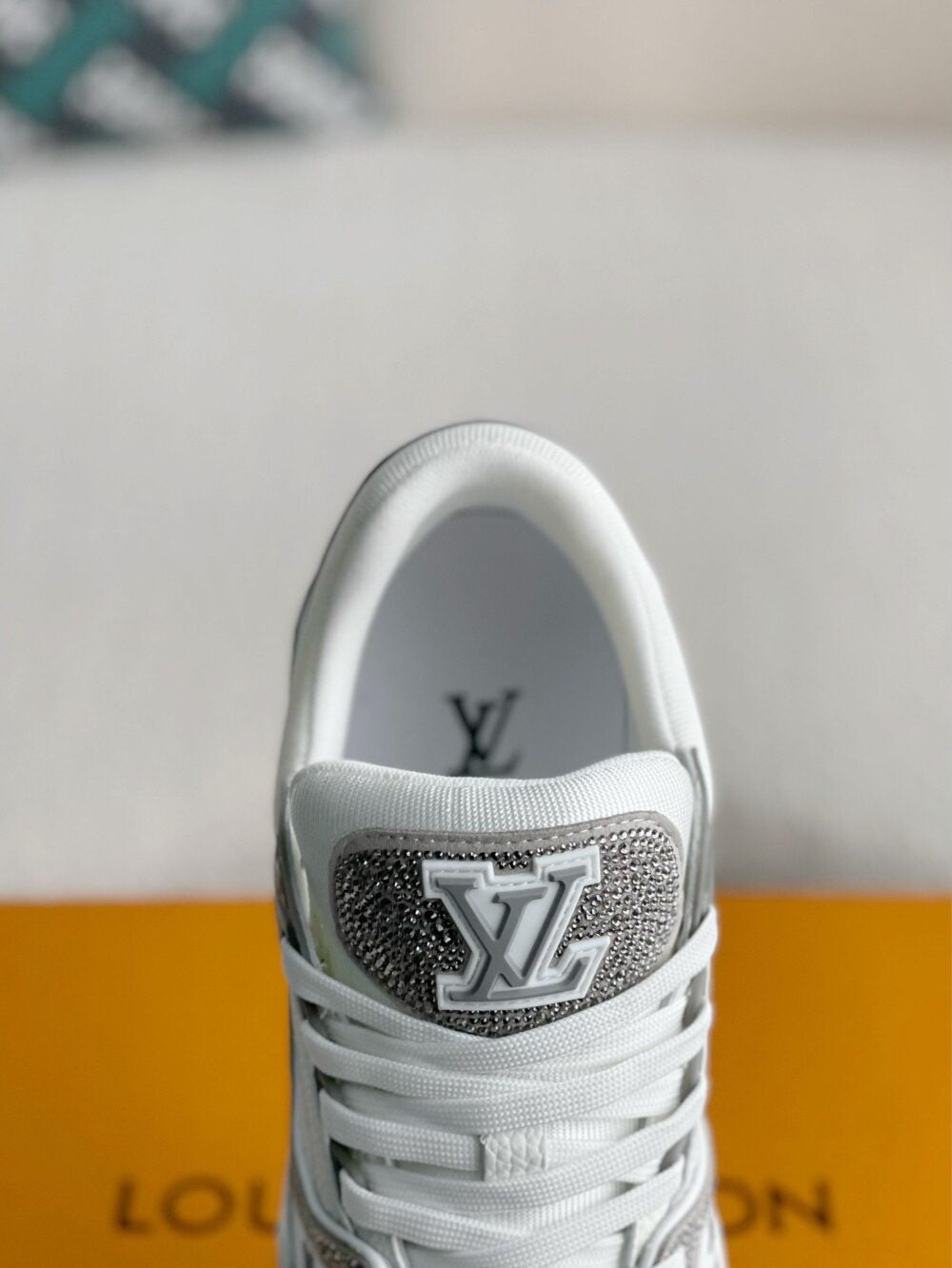 Louis Vuitton LV Trainer Sneaker ¡®Denim Monogram Grey Diamond¡¯