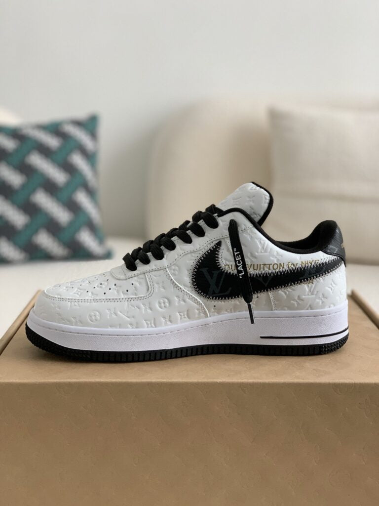 Louis Vuitton x Nike Air Force 1 Low ¡®White Black¡¯