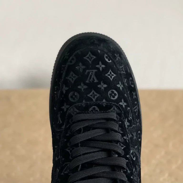 Louis Vuitton x Nike Air Force 1 Low ¡®Triple Black¡¯