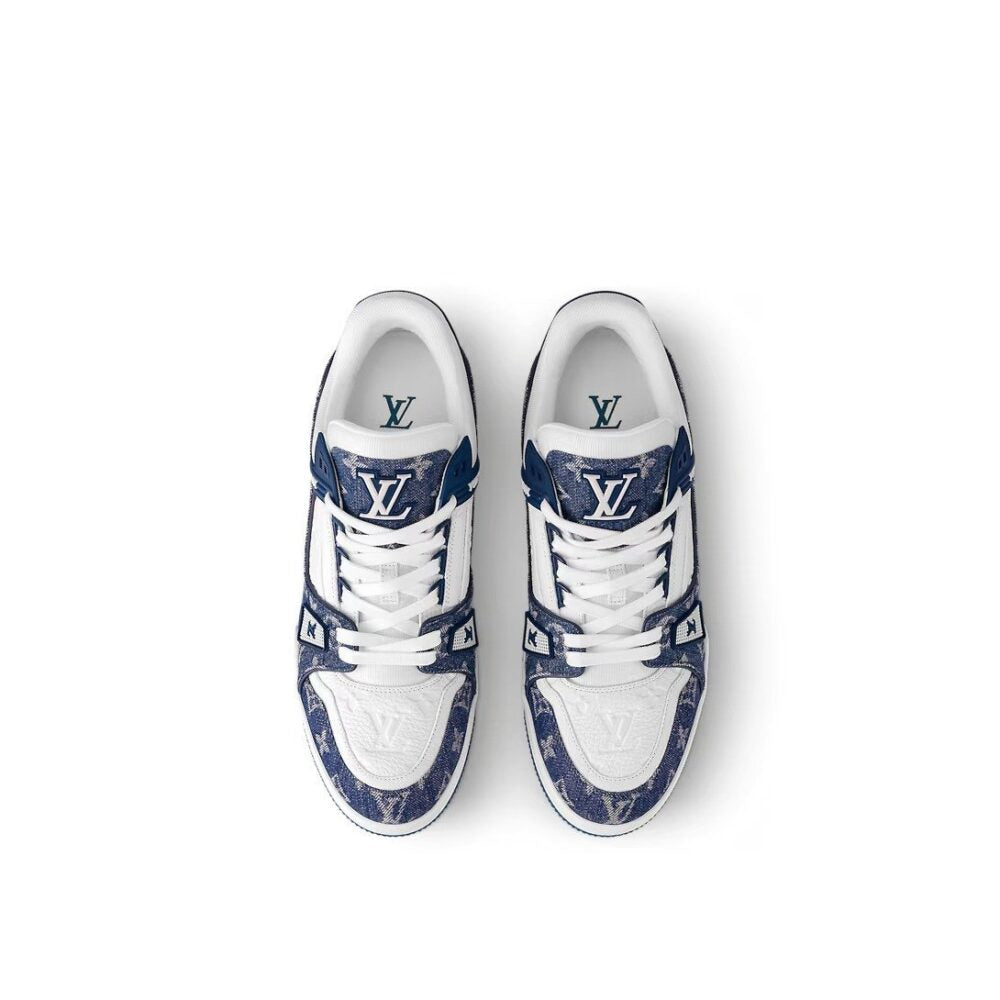 Louis Vuitton LV Trainer Sneaker ¡®Denim Monogram Blue¡